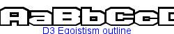 D3 Egoistism outline   46K (2003-11-04)