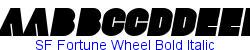 SF Fortune Wheel Bold Italic   65K (2002-12-27)