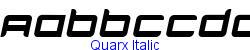 Quarx Italic   57K (2003-06-15)