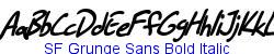 SF Grunge Sans Bold Italic - Bold weight  263K (2005-05-23)
