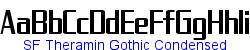 SF Theramin Gothic Condensed  137K (2004-08-15)
