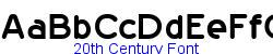 20th Century Font   12K (2002-12-27)